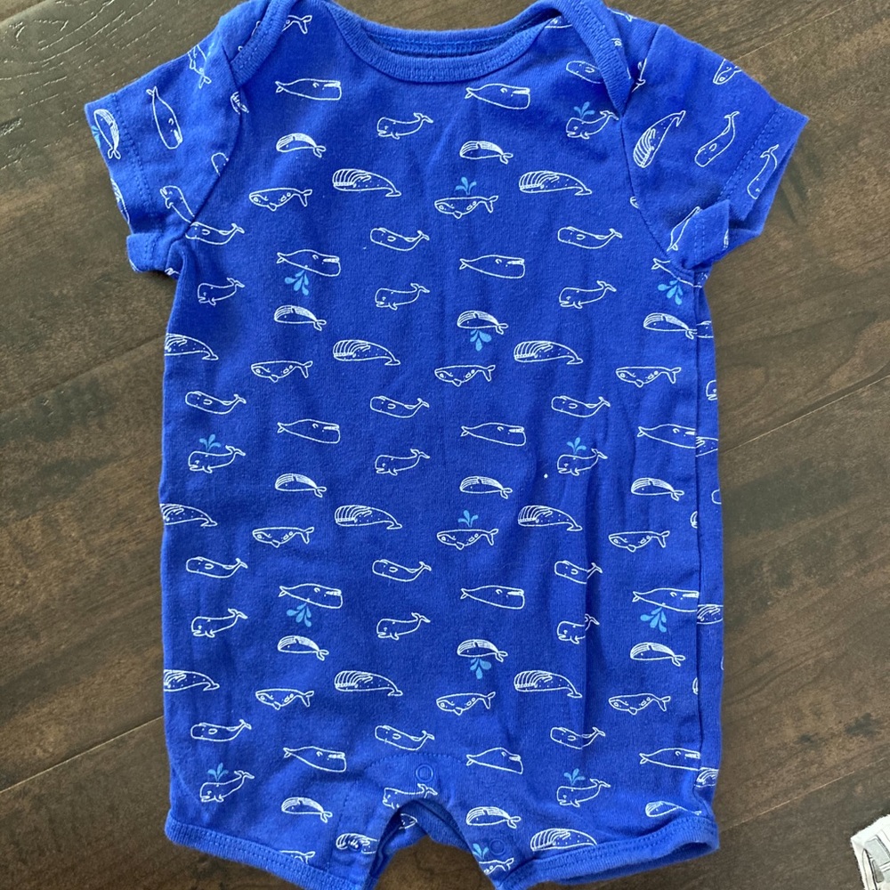 Baby Boy Summer Rompers - Picture 2 of 5